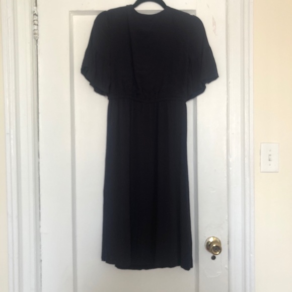 Ann Taylor Midi Dress w/ tassel belt - Picture 2 of 6